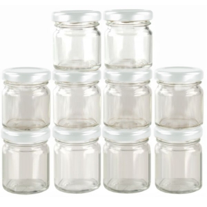 10x 40ml słoik słoiczek szklany słoiki szklane na miód dżem świeczki Z50